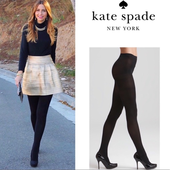 kate spade Accessories - Kate Spade Black Tights S / M
